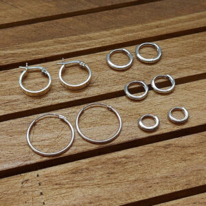 Bold Huggie Hoop Earrings