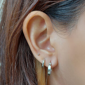 Bold Huggie Hoop Earrings