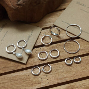 Bold Huggie Hoop Earrings