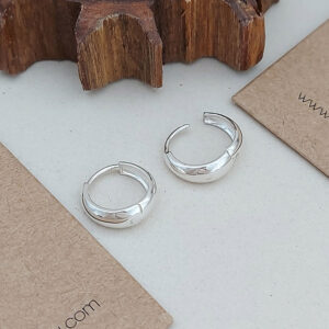 Classic Dome Huggie Hoops