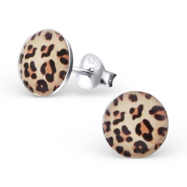 Studio Jewellery 7mm Medium Sized Round Disc Stud Earrings