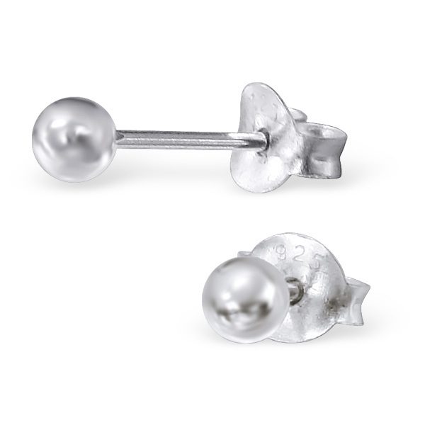 925 Silver Bell Stud Earrings by BeYindi