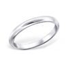 2mm Round Edge Band Sterling Silver Ring