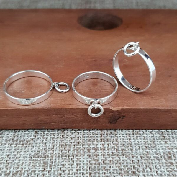 3mm Band Ringlet Silver Ring - Studio Jewellery US