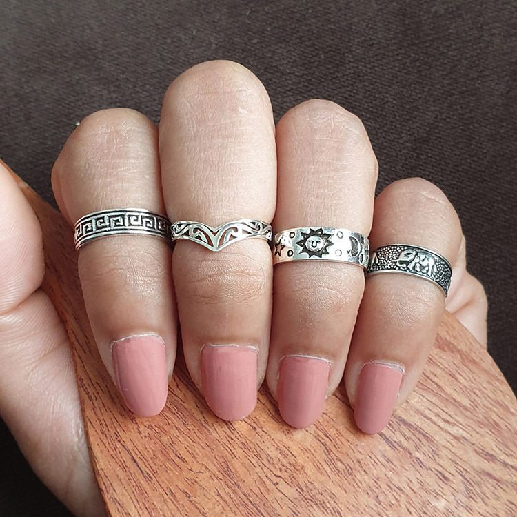 Buy iF YOU30 Pcs Gold Knuckle Rings Set for Women Girls, Boho Butterfly  Snake Stackable Finger Rings, Silver Midi Rings Pack Online at  desertcartINDIA