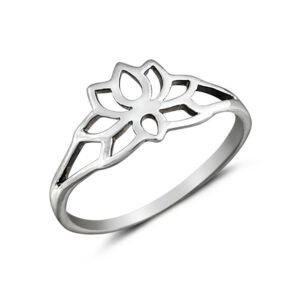 Lotus Silver Ring