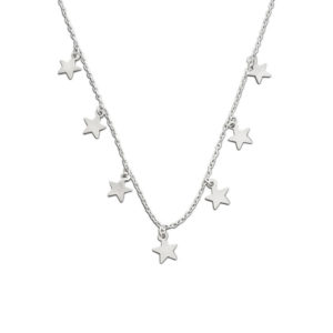 7 Stars Silver Necklace
