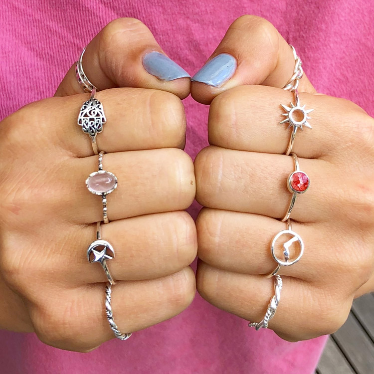 Unisex Silver Signet Ring - Studio Jewellery - Feature & Stacker Rings