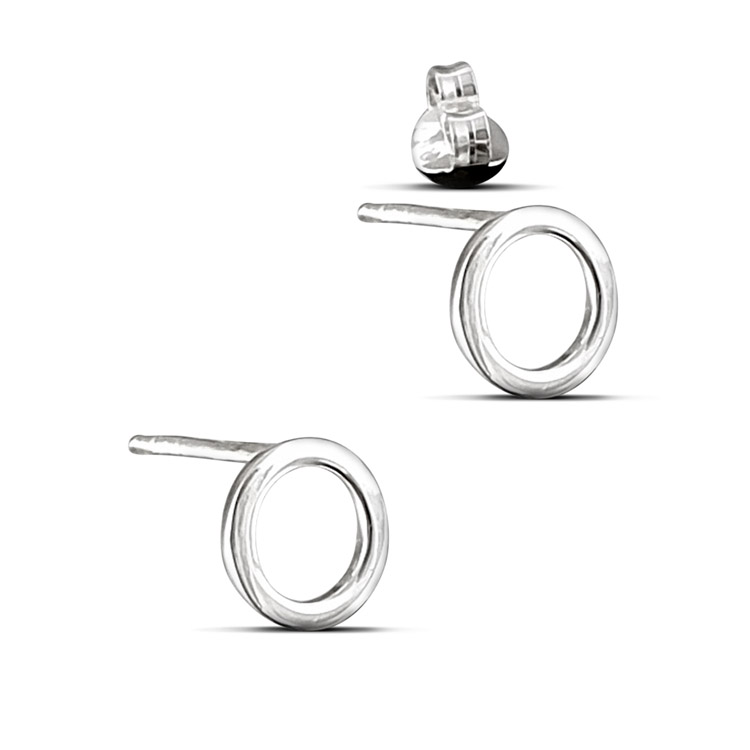 3mm CZ Sterling Silver Classic Earring Studs - Studio Jewellery - Stud Earrings