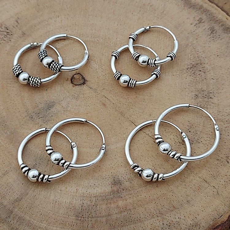 Double Hoop Earrings - Harley Silver | Ana Luisa | Online Jewelry Store At  Prices You'll Love