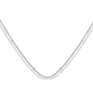 Silver Dot Chain Necklace
