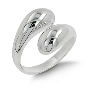 Tears Wrap Silver Ring