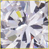 Close-up of a faceted, sparkling diamond reflecting light in various directions, showcasing its brilliance and clarity.